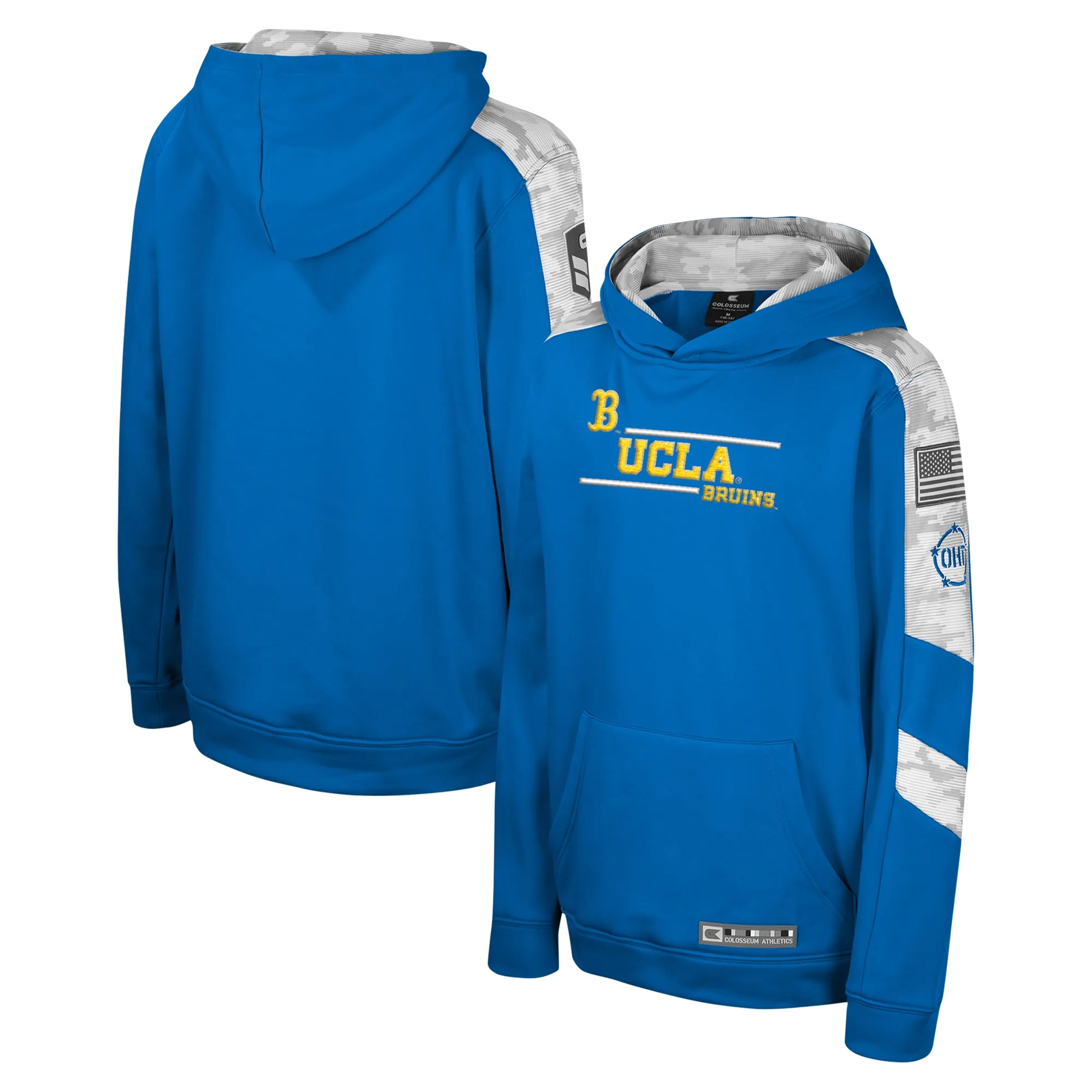 Lids Youth Colosseum Blue UCLA Bruins OHT Military Appreciation Cyclone Digital Camo Pullover Hoodie